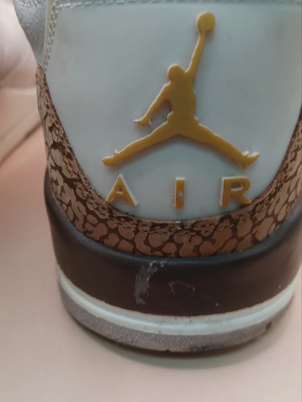 Pre-Owned Nike Air Jordan 3 Retro Sneaker-Palomino Men Size 14 US CT8532-102